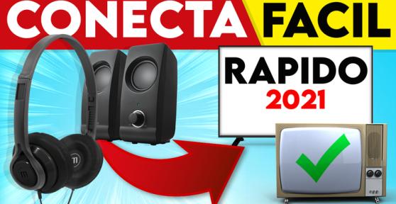 Cómo conectar altavoces o auriculares a TV