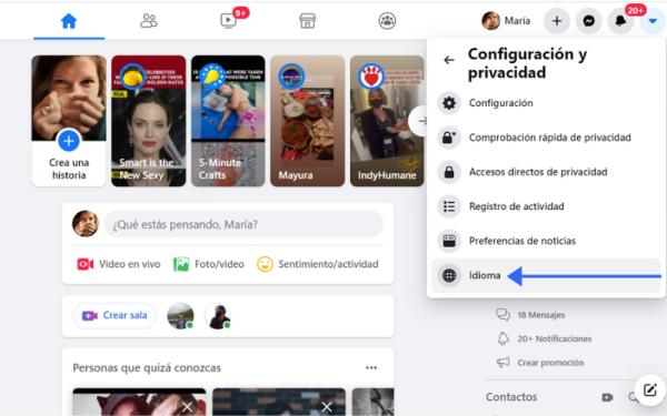 Cómo poner un solo nombre en Facebook - Cómo ocultar el apellido en Facebook