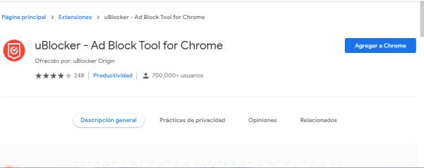 Cómo quitar la publicidad de Chrome - Extensiones para bloquear anuncios de Chrome