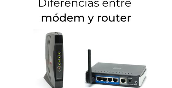Diferencia entre módem y router